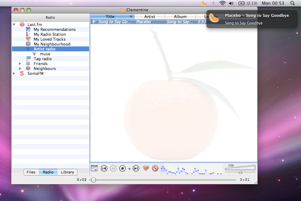 Clementine Mac App